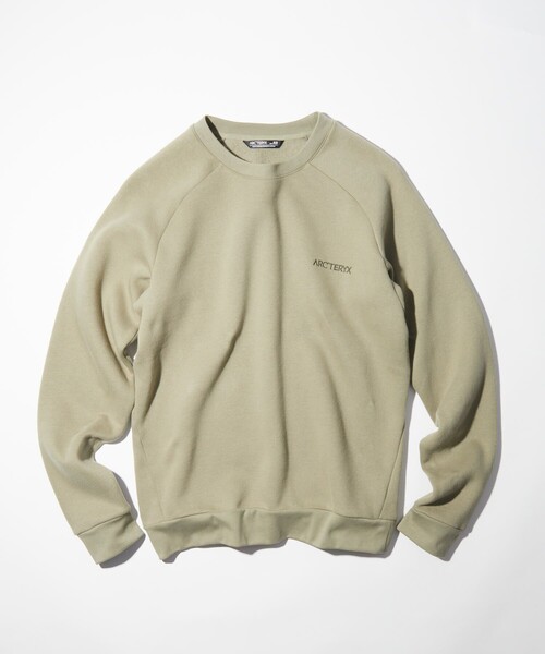ARC'TERYX(アークテリクス)の「ARC'TERYX/アークテリクス 【販路限定商品】EMBLEM CREWNECK SWEAT SHIRT/エンブレム クルーネック スウェットシャツ(スウェット・メンズ・ブラック/モスグリーン/ネイビー・SMALL/MEDIUM/LARGE/X-LARGE/XX-LARGE)」の4枚目の写真