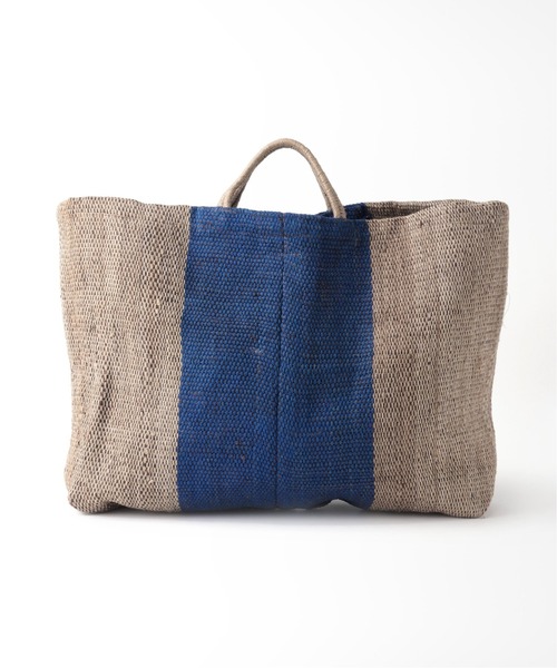 JOURNAL STANDARD LUXE（ジャーナルスタンダード　ラックス）の「【MAISON BENGAL / メゾンベンガル】 LARGE JUTE TOTE（トートバッグ・レディース・チャコールグレー/ブラウン/コバルトブルー・FREE）」の12枚目の写真
