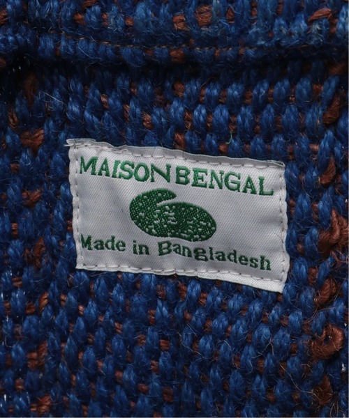 JOURNAL STANDARD LUXE（ジャーナルスタンダード　ラックス）の「【MAISON BENGAL / メゾンベンガル】 LARGE JUTE TOTE（トートバッグ・レディース・チャコールグレー/ブラウン/コバルトブルー・FREE）」の8枚目の写真