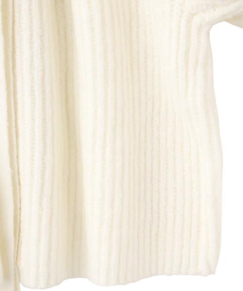 KOH.style（コースタイル）の「ボリュームスリーブ2wayニット（ニット/セーター・レディース・オフホワイト/グリーン/ラベンダー・FREE）」の12枚目の写真