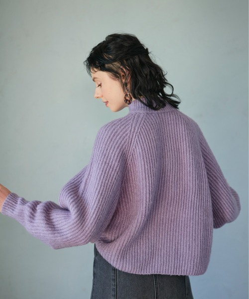 KOH.style（コースタイル）の「ボリュームスリーブ2wayニット（ニット/セーター・レディース・オフホワイト/グリーン/ラベンダー・FREE）」の19枚目の写真