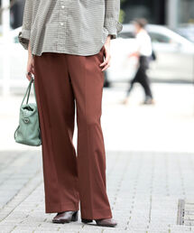 Ray BEAMS | Ray BEAMS / サージ ワイド ストレート パンツ(その他パンツ)