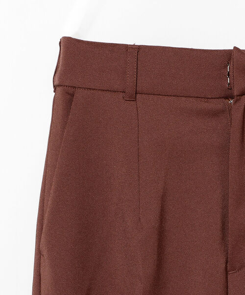 Ray BEAMS（レイビームス）の「Ray BEAMS / サージ ワイド ストレート パンツ（その他パンツ・レディース・ダークブラウン/グリーン系その他3・1/0）」の15枚目の写真