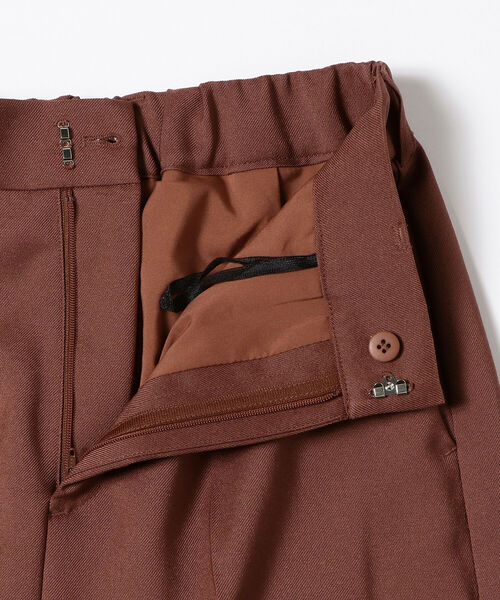 Ray BEAMS（レイビームス）の「Ray BEAMS / サージ ワイド ストレート パンツ（その他パンツ・レディース・ダークブラウン/グリーン系その他3・1/0）」の16枚目の写真