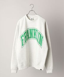 FRANKLIN & MARSHALL | 【WEB限定/SHIPS別注】FRANKLIN&MARSHALL: ビッグ アーチ ロゴ プリント スウェット (トレーナー)(スウェット)