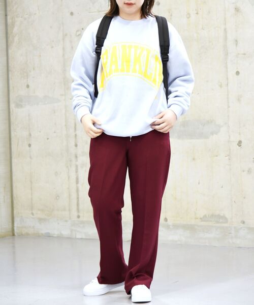 FRANKLIN & MARSHALL（フランクリンマーシャル）の「【WEB限定/SHIPS別注】FRANKLIN&MARSHALL: ビッグ アーチ ロゴ プリント スウェット (トレーナー)（スウェット・メンズ・ライトグレー/ブラック/ブラウン/サックスブルー・SMALL/MEDIUM/LARGE）」の15枚目の写真