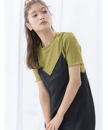 fifth | クリンクル半袖ベーシックトップス(Tシャツ/カットソー)