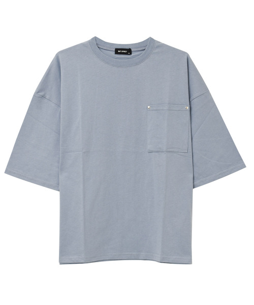 RAT EFFECT(ラットエフェクト)の「ポケット付きスーパービッグハーフスリーブTシャツ(Tシャツ/カットソー・キッズ・グリーン/グレー/チャコールグレー/ブラック/ライトブルー・120/130/140/150/160)」の13枚目の写真