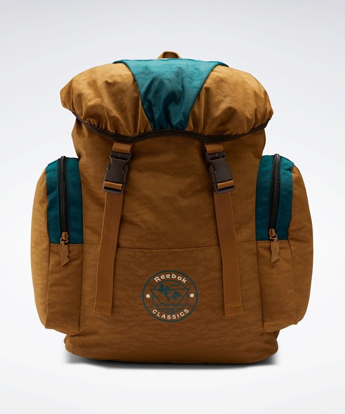 Reebok(リーボック)の「クラシックス アーカイブ バックパック / Classics Archive Backpack(バックパック/リュック・メンズ・ブラック/キャメル・FREE)」の1枚目の写真