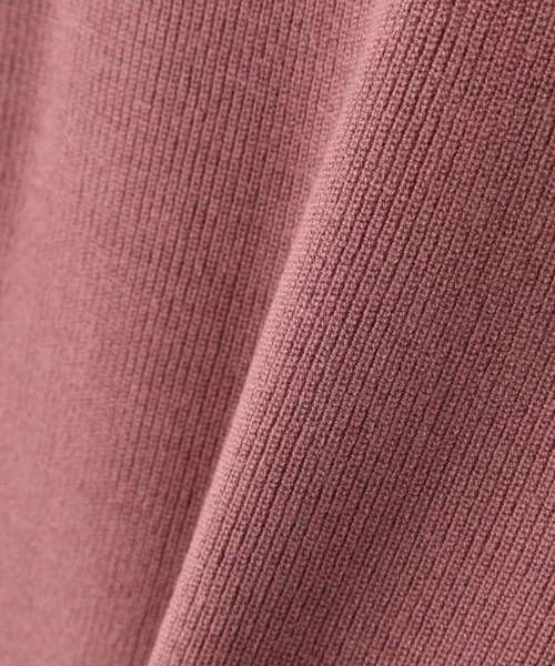 N.（N. Natural Beauty Basic）（エヌエヌナチュラルビューティーベーシック）の「◆スコッチボタンネックニット（ニット/セーター・レディース・グリーン/ネイビー/ピンク/オフホワイト・MEDIUM）」の18枚目の写真