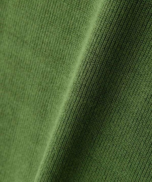 N.（N. Natural Beauty Basic）（エヌエヌナチュラルビューティーベーシック）の「◆スコッチボタンネックニット（ニット/セーター・レディース・グリーン/ネイビー/ピンク/オフホワイト・MEDIUM）」の22枚目の写真