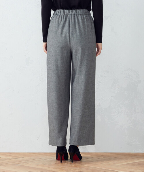 COMME CA MODELS(コムサモデルズ)の「ソフトサーモ ピンタックワイドパンツ(その他パンツ・レディース・チャコールグレー/グレー系その他・LL/L/M/XS/S)」の18枚目の写真