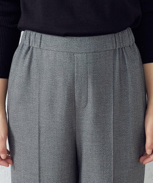 COMME CA MODELS(コムサモデルズ)の「ソフトサーモ ピンタックワイドパンツ(その他パンツ・レディース・チャコールグレー/グレー系その他・LL/L/M/XS/S)」の17枚目の写真