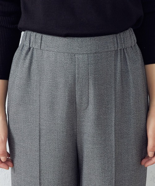 COMME CA MODELS(コムサモデルズ)の「ソフトサーモ ピンタックワイドパンツ(その他パンツ・レディース・チャコールグレー/グレー系その他・LL/L/M/XS/S)」の10枚目の写真
