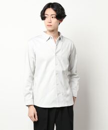 NICOLE CLUB FOR MEN | バイアスストライププリントシャツ(シャツ/ブラウス)