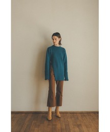 CLANE | SLANT CUT KNIT TOPS(ニット/セーター)