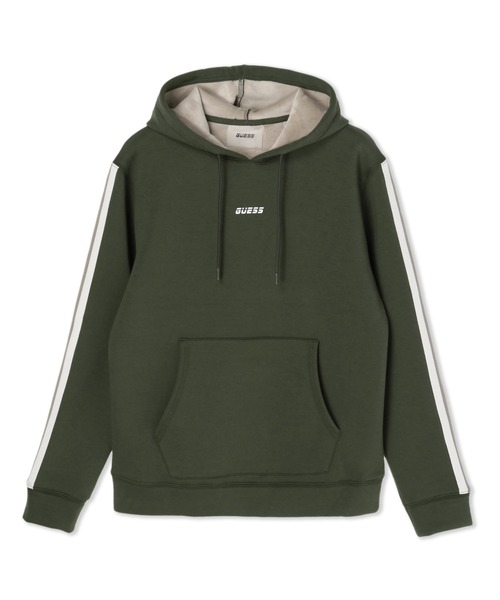 Guess(ゲス)の「Side Stripe Hoodie(パーカー・メンズ・ブルー/カーキ/グレー・MEDIUM/SMALL/LARGE/X-LARGE)」の13枚目の写真