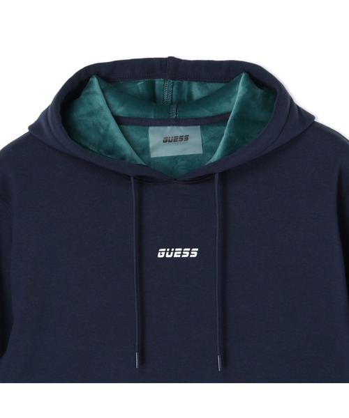 Guess(ゲス)の「Side Stripe Hoodie(パーカー・メンズ・ブルー/カーキ/グレー・MEDIUM/SMALL/LARGE/X-LARGE)」の6枚目の写真