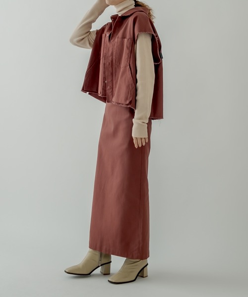 mystic（ミスティック）の「［BIGBILL］ジャケットベスト（ベスト・レディース・ブラック/ブラウン・1/2）」の15枚目の写真