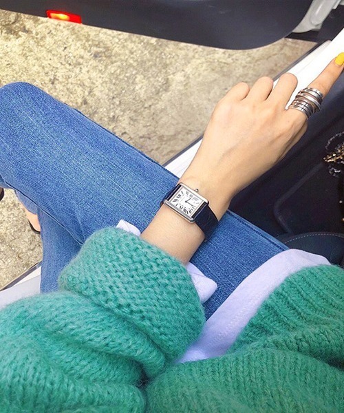 HALEY PESCA（ヘーリーペスカ）の「HALEY PESCA/リブ カラーニットプルオーバー（ニット/セーター・レディース・ホワイト/レッド/ピンク/オレンジ/ブルー/グリーン/ミント/ピンク系その他・FREE）」の15枚目の写真