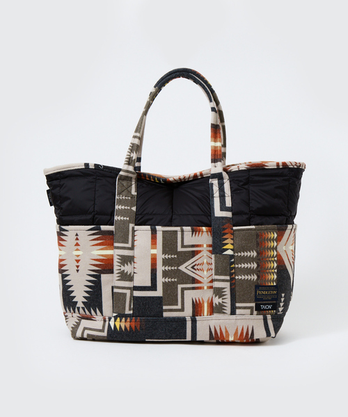PENDLETON（ペンドルトン）の「【PENDLETON × TAION / ペンドルトン × タイオン】 ダウン トートバッグ 213003（トートバッグ・メンズ・ベージュ/オフホワイト/ブラック・フリー）」の17枚目の写真