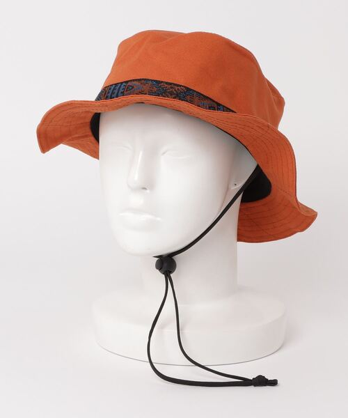 KAVU（カブー）の「【MADE IN USA】KAVU/カブー ORGANIC STRAP BUCKET/オーガニックストラップバケット（ハット・メンズ・ネイビー/ブラウン/オレンジ/ブルー/グリーン/ストーン/ナチュラル/キャメル/プラム/カーキ/ブラック・SMALL/LARGE）」の11枚目の写真