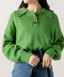 WEGO | WEGO/コンパクトニットポロ(ニット/セーター)