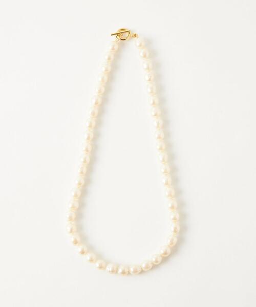 green label relaxing（グリーンレーベルリラクシング）の「＜ VERY × green label relaxing ＞バロックパール チェーン 3WAY ネックレス（ネックレス・レディース・シルバー/ゴールド・FREE）」の12枚目の写真