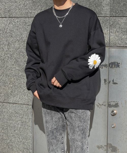 PairPair（ペアペア）の「セルフィープリントスウェット(ユニセックス)（スウェット・レディース・グリーン/ブラック/アイボリー・FREE）」の18枚目の写真