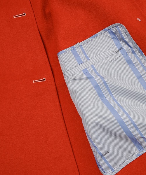 GANNI(ガニー)の「Wool Wide Collar Coat(その他アウター・レディース・オレンジ系その他・36/34)」の3枚目の写真