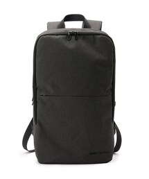 BASECONTROL | ◆ボックス型 薄マチ スリムバックパック 撥水素材使用(バックパック/リュック)