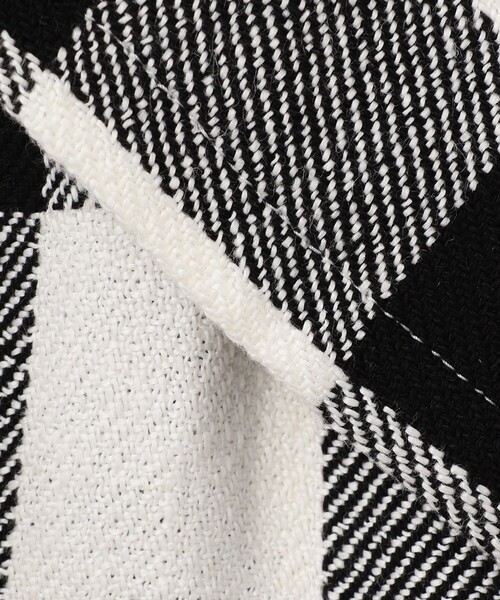 GRACE CLASS（グレースクラス）の「ビックチェックL/Cコート（ポンチョ・レディース・ブラック・36）」の19枚目の写真