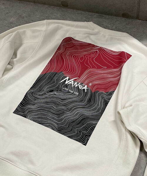 NANGA（ナンガ）の「【NANGA/ナンガ】GLOSTER別注 バックプリントスウェット（スウェット・メンズ・ホワイト/ライトグレー/ブラック・MEDIUM/LARGE）」の22枚目の写真