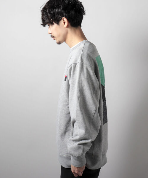 NANGA（ナンガ）の「【NANGA/ナンガ】GLOSTER別注 バックプリントスウェット（スウェット・メンズ・ホワイト/ライトグレー/ブラック・MEDIUM/LARGE）」の10枚目の写真