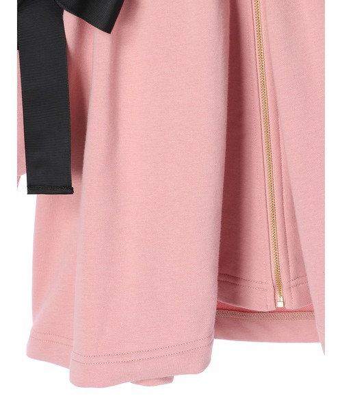 Maison de FLEUR（メゾンドフルール）の「Ariel/スウェットチュニック（パーカー・レディース・ピンク・FREE）」の8枚目の写真