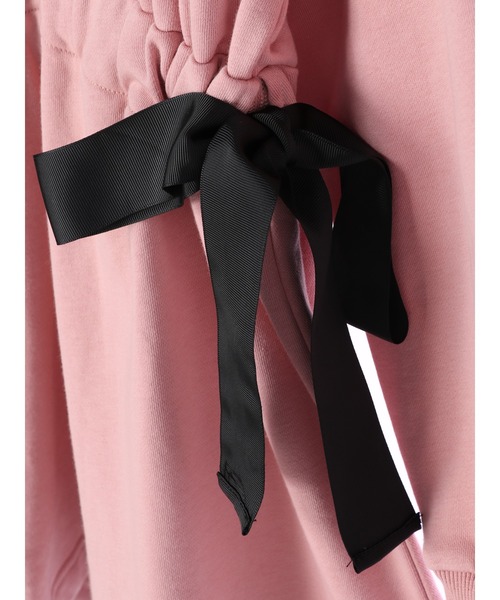 Maison de FLEUR（メゾンドフルール）の「Ariel/スウェットチュニック（パーカー・レディース・ピンク・FREE）」の10枚目の写真