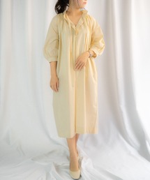 Loco Ocean（ロコオーシャン）の「タック入り 大人見えスキッパーシャツワンピース（シャツワンピース・レディース）」