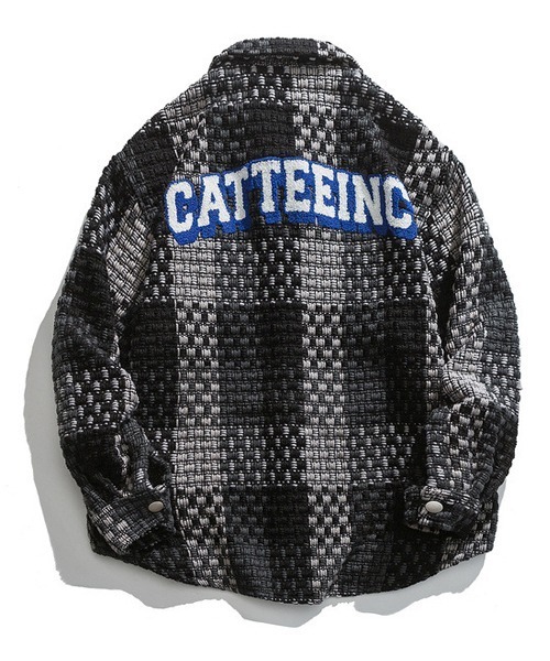 Ressaca（レサーカ）の「オーバーサイズ チェックシャツブルゾン（シャツ/ブラウス・メンズ・カーキ/ブラック×グレー/ブルー・L/M/XL）」の12枚目の写真