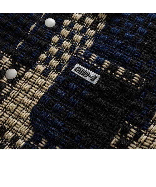 Ressaca（レサーカ）の「オーバーサイズ チェックシャツブルゾン（シャツ/ブラウス・メンズ・カーキ/ブラック×グレー/ブルー・L/M/XL）」の15枚目の写真