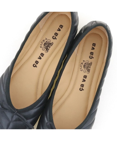 cava cava(サヴァサヴァ)の「【軽量】パデッドバレエシューズ -1000885(バレエシューズ・レディース・ブラック/オリーブ/アイボリー・22.5cm/23.0cm/24.5cm/23.5cm/24.0cm)」の18枚目の写真