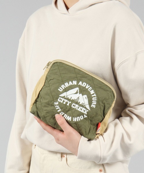 セット割引中 And ニコアンド のポーチ City 財布 小物 And Creek キルトポーチ City 5引き半額