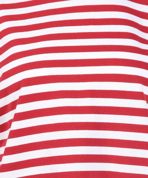 agnes b.(アニエスベー)の「J008 TS ボーダーTシャツ(Tシャツ/カットソー・レディース・レッド・1/2/3)」の9枚目の写真