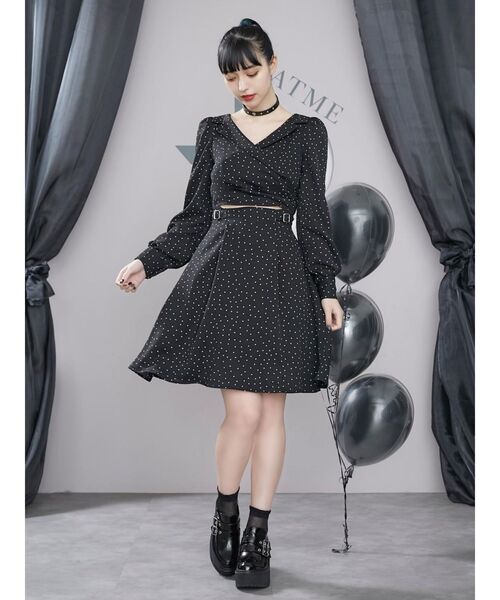 EATME（イートミー）の「カットアウトワンピース（ワンピース・レディース・ブラック/その他1/グレー・SMALL/MEDIUM）」の14枚目の写真