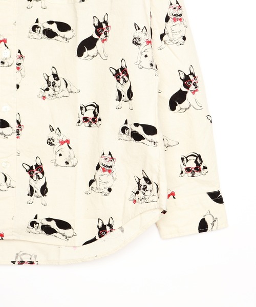 WESTSEA（ウエストシー）の「日本製 アニマルプリント 総柄シャツ（シャツ/ブラウス・メンズ・ベージュ/ネイビー/グリーン/ゼブラ/アニマル・M/L/XL）」の11枚目の写真