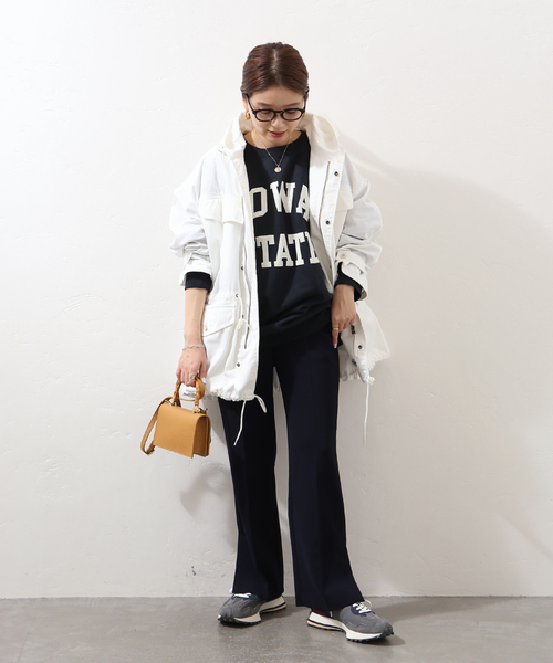 ARMY TWILL（アーミーツイル）の「別注【ARMY TWILL / アーミーツイル】HOODED COAT：コート◆（その他アウター・レディース・ブラック/ホワイト・FREE）」の13枚目の写真