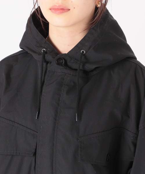 ARMY TWILL（アーミーツイル）の「別注【ARMY TWILL / アーミーツイル】HOODED COAT：コート◆（その他アウター・レディース・ブラック/ホワイト・FREE）」の21枚目の写真