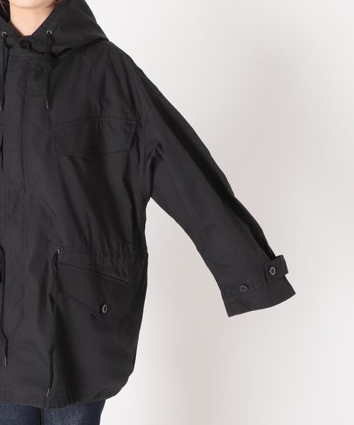 ARMY TWILL（アーミーツイル）の「別注【ARMY TWILL / アーミーツイル】HOODED COAT：コート◆（その他アウター・レディース・ブラック/ホワイト・FREE）」の22枚目の写真