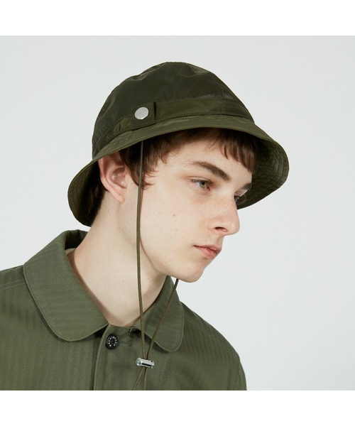 Mackintosh(マッキントッシュ)の「BENTHOUL RAIN HAT(ハット・メンズ・カーキ/ブラック・XL/L)」の10枚目の写真