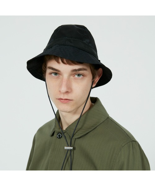 Mackintosh(マッキントッシュ)の「BENTHOUL RAIN HAT(ハット・メンズ・カーキ/ブラック・XL/L)」の3枚目の写真