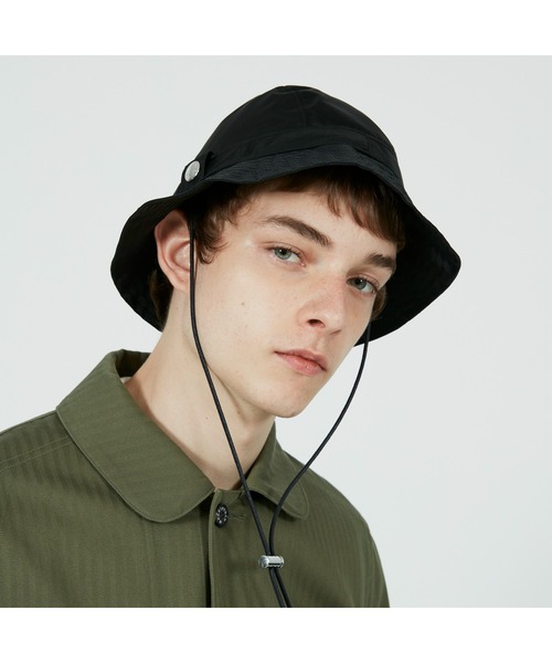 Mackintosh(マッキントッシュ)の「BENTHOUL RAIN HAT(ハット・メンズ・カーキ/ブラック・XL/L)」の5枚目の写真
